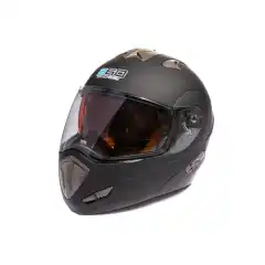 Modular Hjelm - Matt Sort XXXL