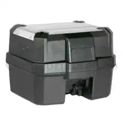 <br />
HONDA 38L TOP-BOKS ALENE MED EVENTYR LOOK Formen p&aring; Honda 38L toppboksen og dens aluminiumsfinish garanterer et eventyrlig utseende til maskinene som mottar den. Den pregede Honda-logoen hever finishniv&aring;et ved &aring; forsterke enheten mellom bagasjetilbeh&oslash;ret og motorsykkelen. Den lar deg transportere 1 hjelm samt pilotutstyret ditt.