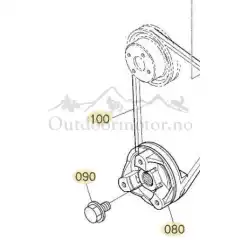Dynamoreim til Aixam med radiator montert i front p&aring; bilen