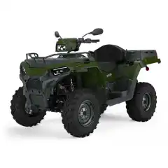 F&aring; utf&oslash;rt mer jobb og opplev mer fritidskj&oslash;ring med den best tilpassede atv med 1 eller 2-seters l&oslash;sning.<br />
<br />
&diams; Allsidig 1 og 2-seters l&oslash;sning.<br />
&diams; Verdens beste AWD.<br />
&diams; Elektronisk servostyring.<br />
&diams; Motorbrems p&aring; alle fire hjulene (ADC).<br />
&diams; Lastekasse med 180 kg lasteevne og tipp-funskjon.<br />
&diams; Turf (1-hjulstrekk).