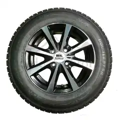 BK Hjul oppgradering til vinterdekk piggfri med aluminiumsfelg 14-14. Pris er pr hjul.