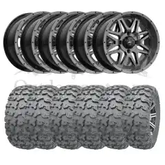 Hjulpakke Polaris 6x6 - 27"  Wanda P3036, MSA M26 Vibe - 27/9-14 og 27/11-14