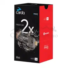 Bluetooth Intercom Bike 2 Bike, Max 2 personer, opp til 800m. JBL h&oslash;yttalere. Komplett sett til 1 hjelm