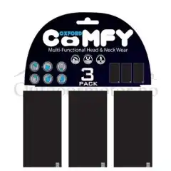 BUFF COMFY BLACK  3-PACK