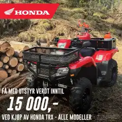 <h3>Honda TRX520FA6 er utviklet med DCT-girkasse med dobbel clutch og servostyring.</h3>

<ul>
	<li><strong>Kampanje ut august!</strong></li>
	<li><strong>F&aring; med valgfritt utstyr verdi 15.000,- !</strong></li>
</ul>
