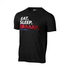 T-Skjorte EAT SLEEP BRAP TEE BLACK
