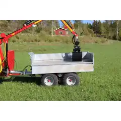 KRANMAN Tippflak DX220 Insatsflak planflak med f&auml;llbara l&auml;mmar