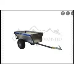 Storselgeren!<br />
Polaris Atv tilhenger enakslet. En meget anvendelig tilhenger med avtagbar for og baklem