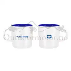 Polaris Kaffekopp Hvit/Bl&aring;