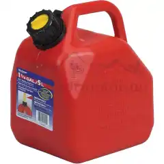 BENSINKANNE PLAST R&Oslash;D  20 Liter R&oslash;d liten lav, med lufting