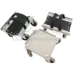 <h2>Kraftig st&aring;lkonstruksjon, store hjul</h2>
