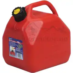 BENSINKANNE 10L PLAST R&Oslash;D 10 L MED HELETUT
