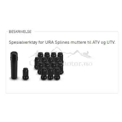 M12x1,50 Mutter URA Splines muttere til ATV og UTV.
