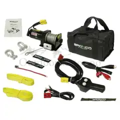Winch In a Bag 2000lbs/907Kg/15,2m Komplett b&aelig;rbart vinsjsett