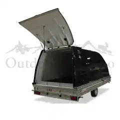 BK Glassfibertopp PL PLI 1338T XL m/&aring;pning Sort