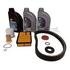 AIXAM 10.000 KM SERVICE KIT (1 pack!) - Med motor- og girolje, Motortype Z402