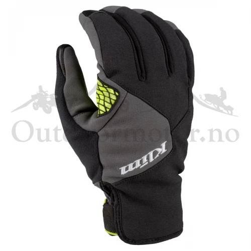 KLIM Inversion Insulated Glove Asphalt - Hi-Vis