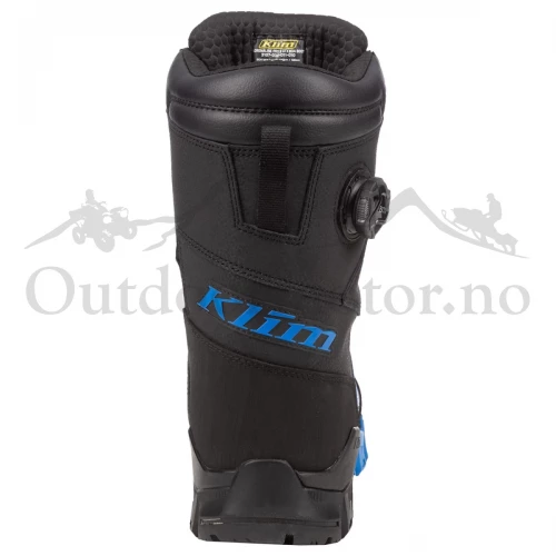 KLIM Adrenaline Pro S GTX BOA Boot 8 Black - Electric Blue Lemonade