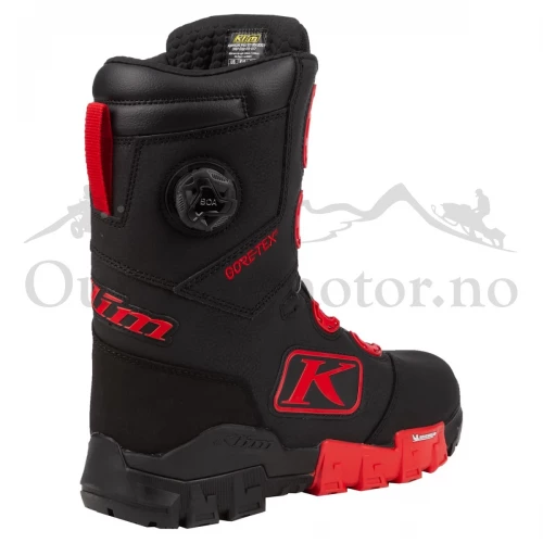 KLIM Adrenaline Pro S GTX BOA Boot  Black - Fiery Red