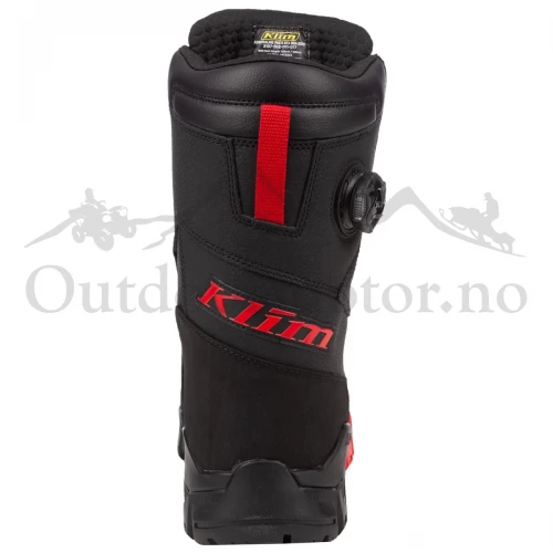KLIM Adrenaline Pro S GTX BOA Boot  Black - Fiery Red