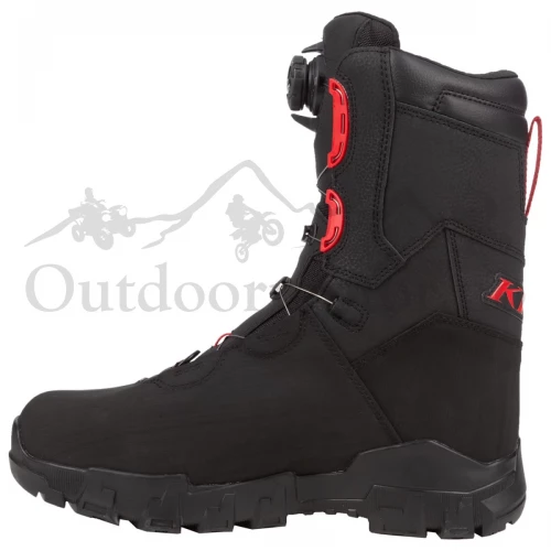 KLIM Adrenaline Pro S GTX BOA Boot  Black - Fiery Red