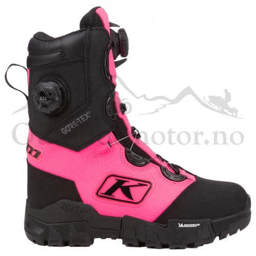 KLIM Adrenaline Pro S GTX BOA Boot 5 Black - Knockout Pink