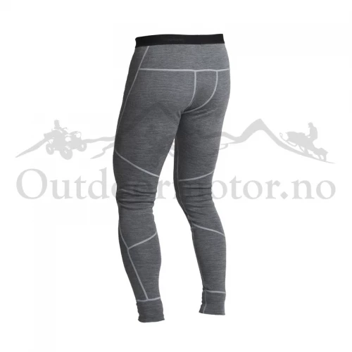 Halvarssons Longs Merinoull Grå