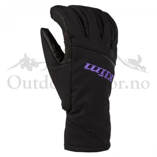 KLIM Bombshell Glove Black - Heliotrope