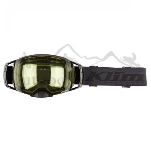 KLIM Aeon Goggle Tech Asphalt Light Yellow Tint