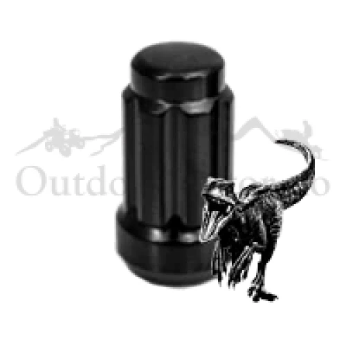 URA HJULMUTTER SORT AIXAM +  M10*1,25 splines sort 10/80/1,25