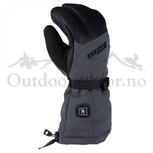 KLIM Tundra HTD Gauntlet Glove Black - Asphalt