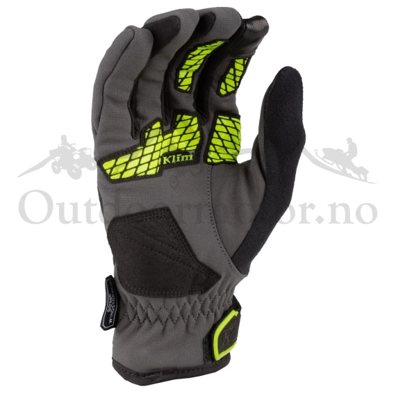 KLIM Inversion Glove Asphalt - Hi-Vis