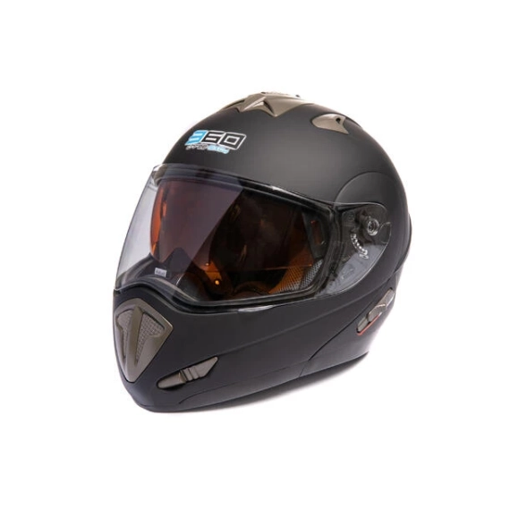 360 Modularhjelm - Matt Sort