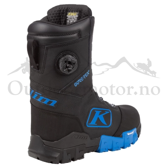 KLIM Adrenaline Pro S GTX BOA Boot 8 Black - Electric Blue Lemonade