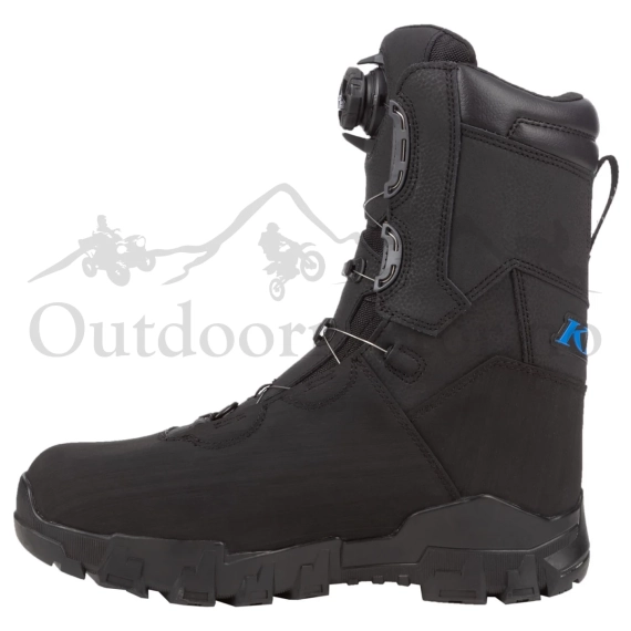 KLIM Adrenaline Pro S GTX BOA Boot  Black - Electric Blue Lemonade