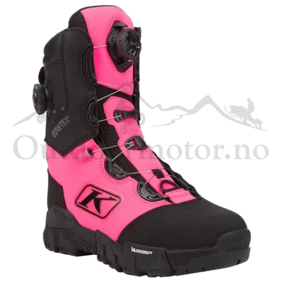 KLIM Adrenaline Pro S GTX BOA Boot 5 Black - Knockout Pink