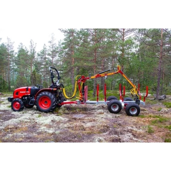 KRANMAN Griplastarvagn T3500 med 30-50 kran