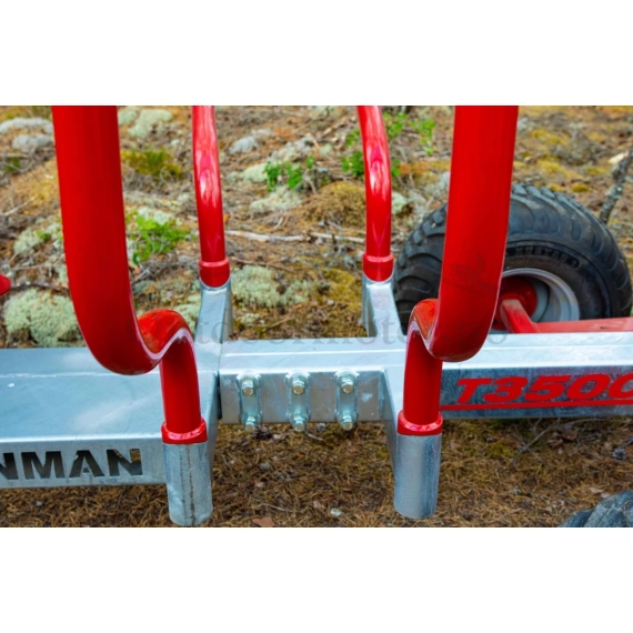 KRANMAN Griplastarvagn T3500 med 30-50 kran