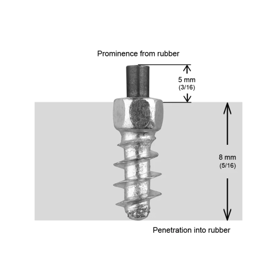 iGrip ST11F Skrupigg 13mm/5mm - 150 stk Aggressiv Skrupigg til ATV, Bil, MC