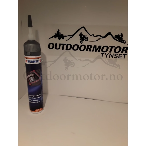 Silicon Pakning Sort 200ml