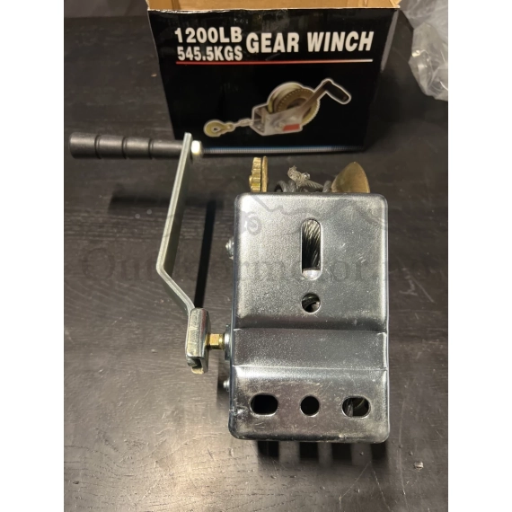 BK Håndvinsj 1200LBS 544kg Wire Vinsj 12365