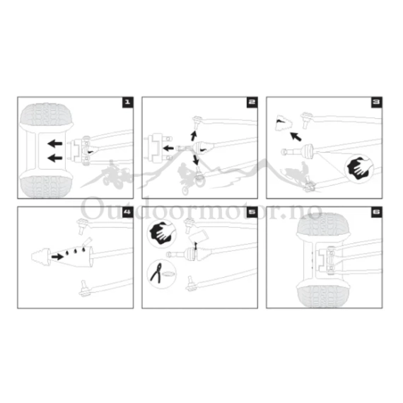 ATV MANSJETT REP KIT INSTR