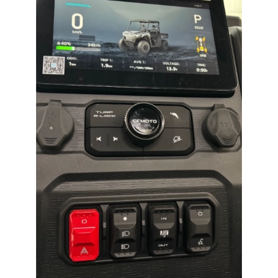 CFMOTO UFORCE U6 EV ELEKTRISK EPS TA 40Km/t METALLIC GREY