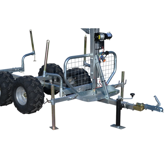 Black Wolf KV-1500 Atv og utv kombi henger for varetransport og tømmer. Alt i en!