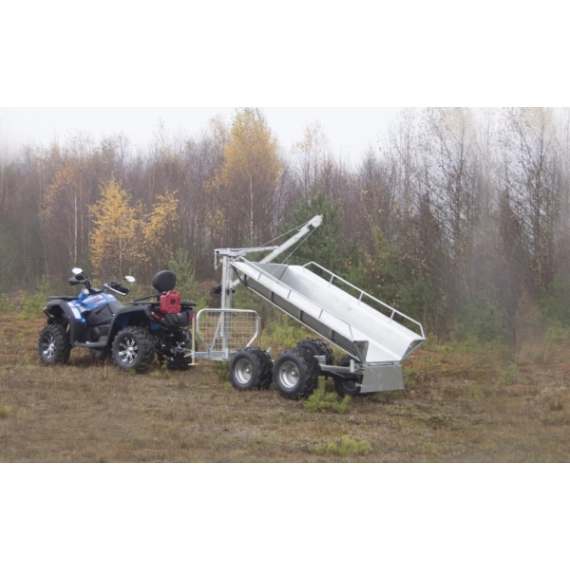 Black Wolf KV-1500 Atv og utv kombi henger for varetransport og tømmer. Alt i en!