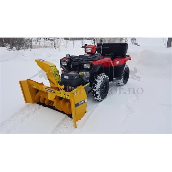 Rammy snøfres med Honda Atv