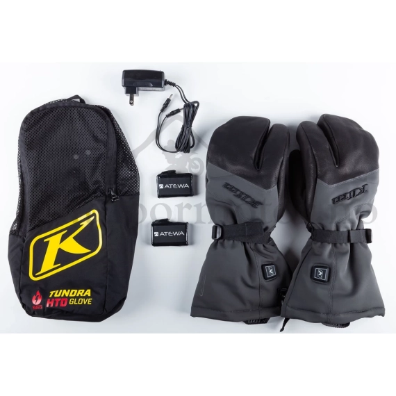 KLIM Tundra HTD Gauntlet Glove Black - Asphalt